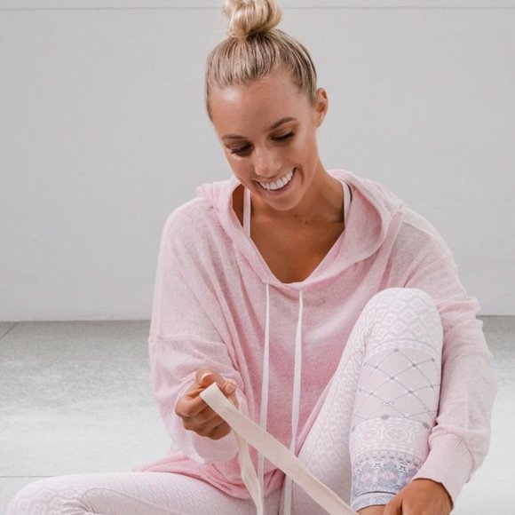 White Fox Boutique Sweaters - Sarah’s Day Ballet Chillin Sweater Baby Pink